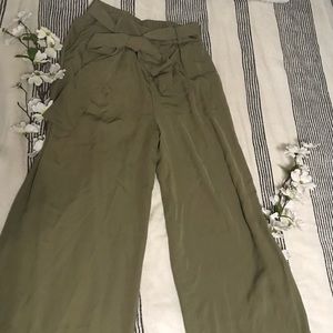 Forever 21, Women's S, army green, polyester pants